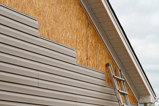 Professional Siding Replacement technician working in Doylestown, PA